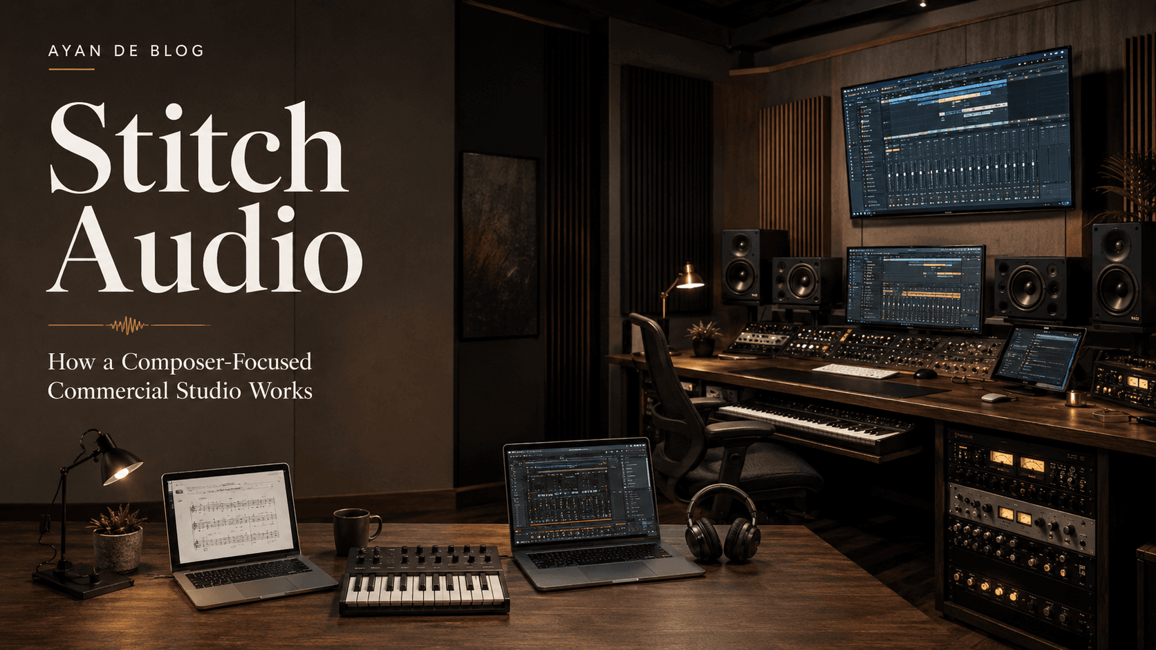 Stitch Audio: How a Composer-Focused Commercial Studio Actually Works