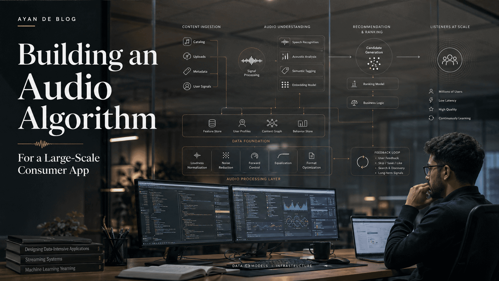 Building an Audio Algorithm for a Large-Scale Consumer Platform
