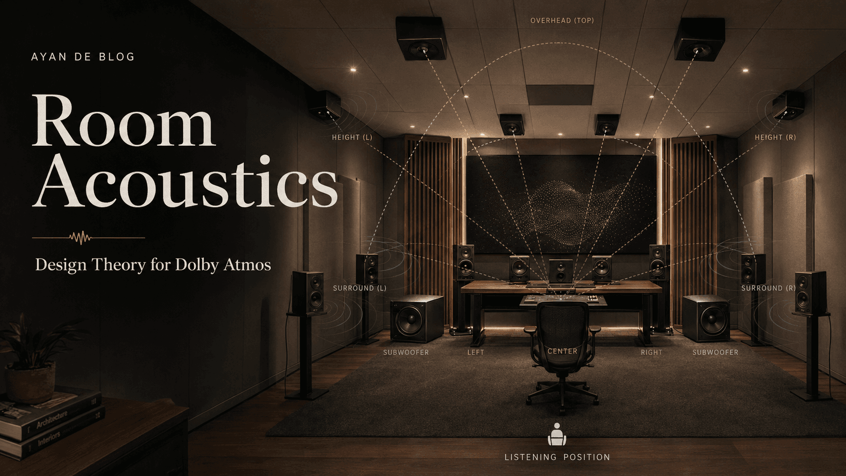 Room-Acoustic Design Theory for Dolby Atmos